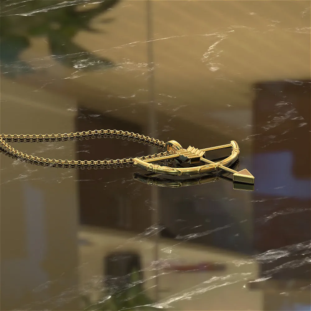 Statement Bow and Arrow - Necklace