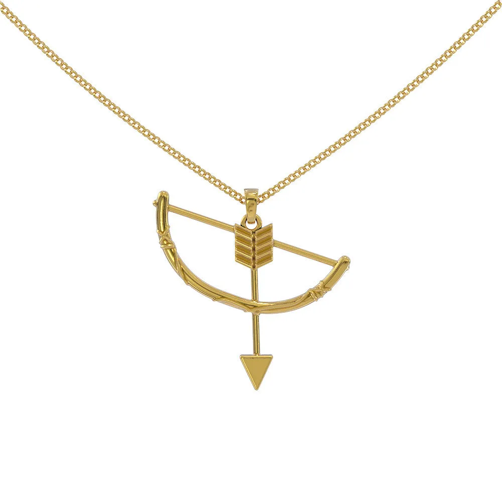 Statement Bow and Arrow - Necklace