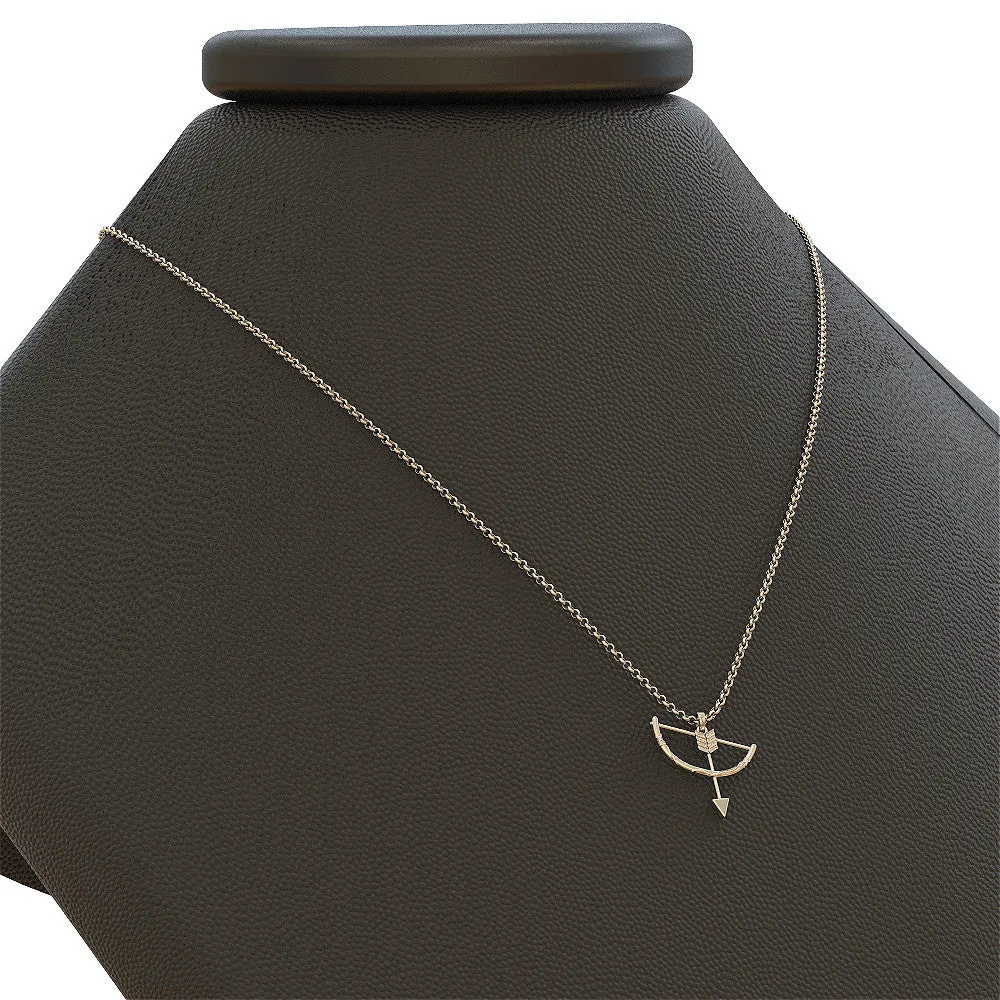 Statement Bow and Arrow - Necklace