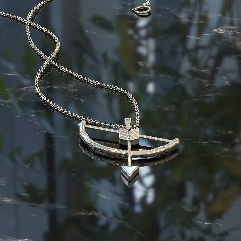 Statement Bow and Arrow - Necklace