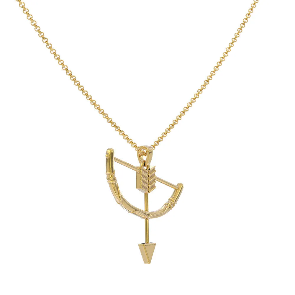 Statement Bow and Arrow - Necklace