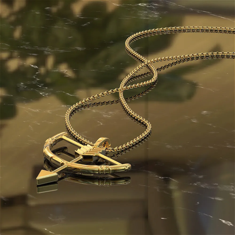 Statement Bow and Arrow - Necklace