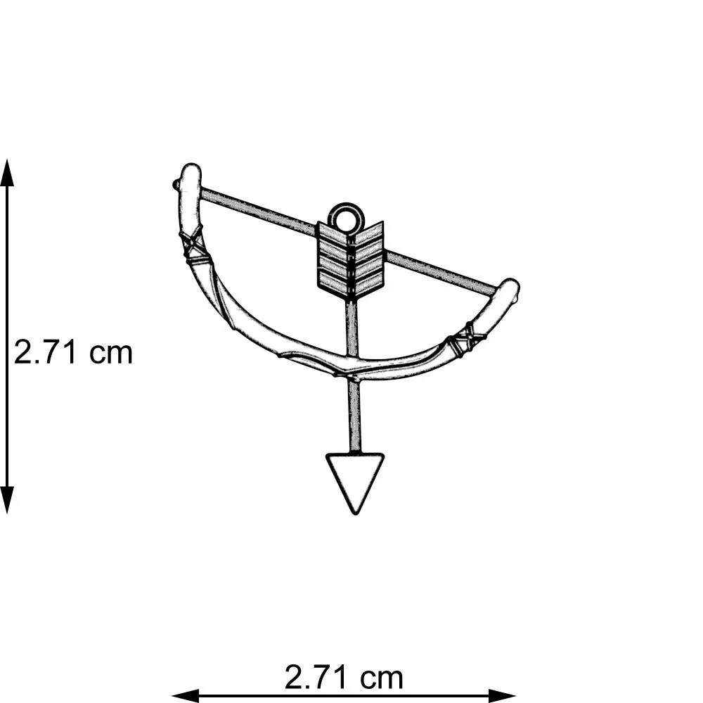 Statement Bow and Arrow - Necklace