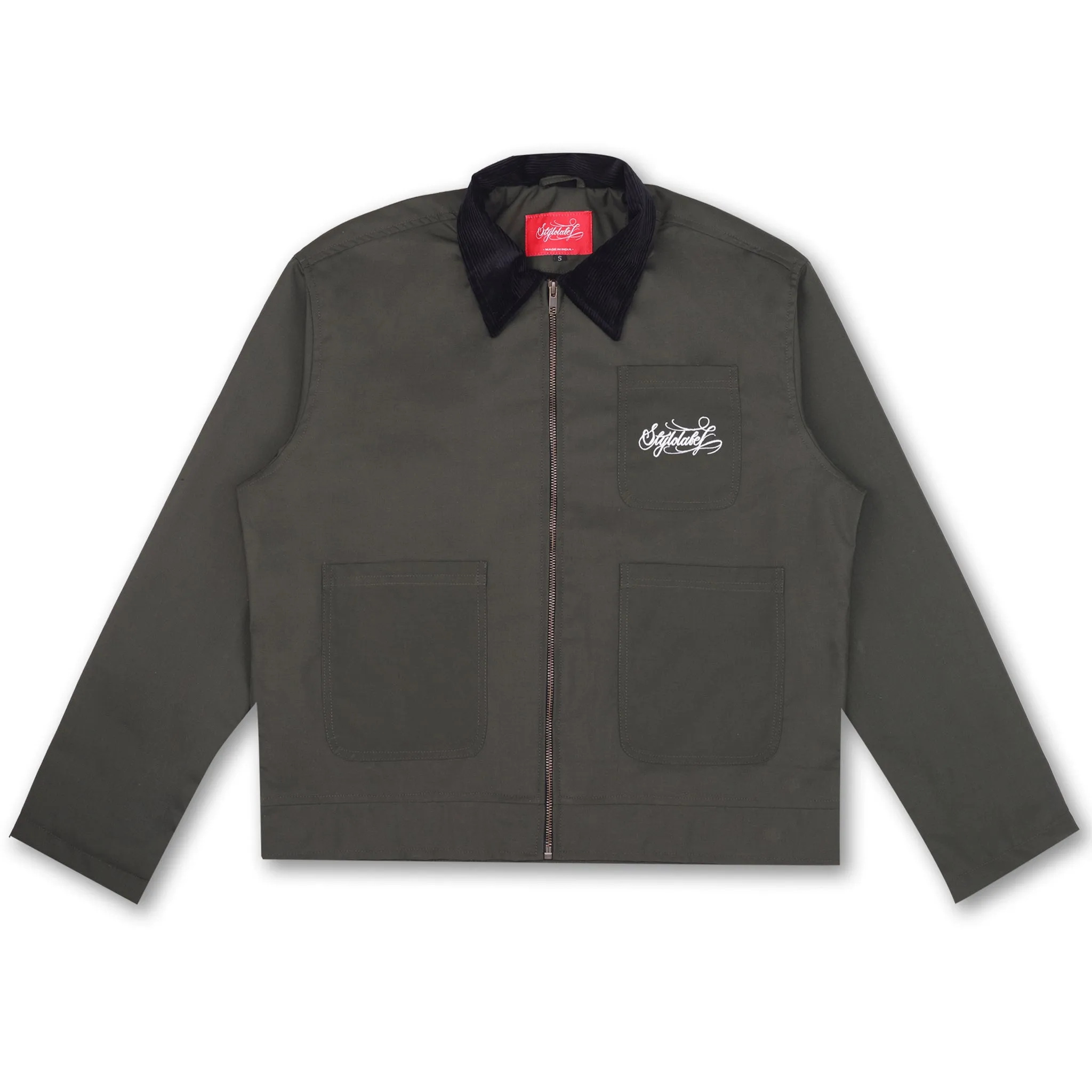 STATEMENT CORDUROY JACKET (GREEN)