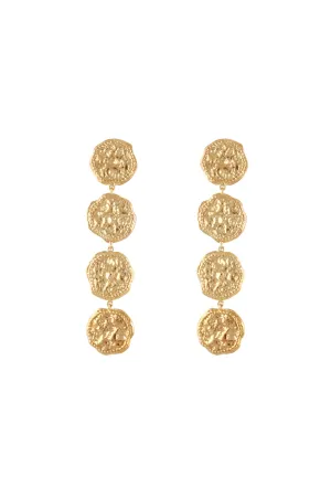 STATEMENT FEMININE WAVES DANGLING EARRINGS