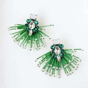 Storm Green Earrings