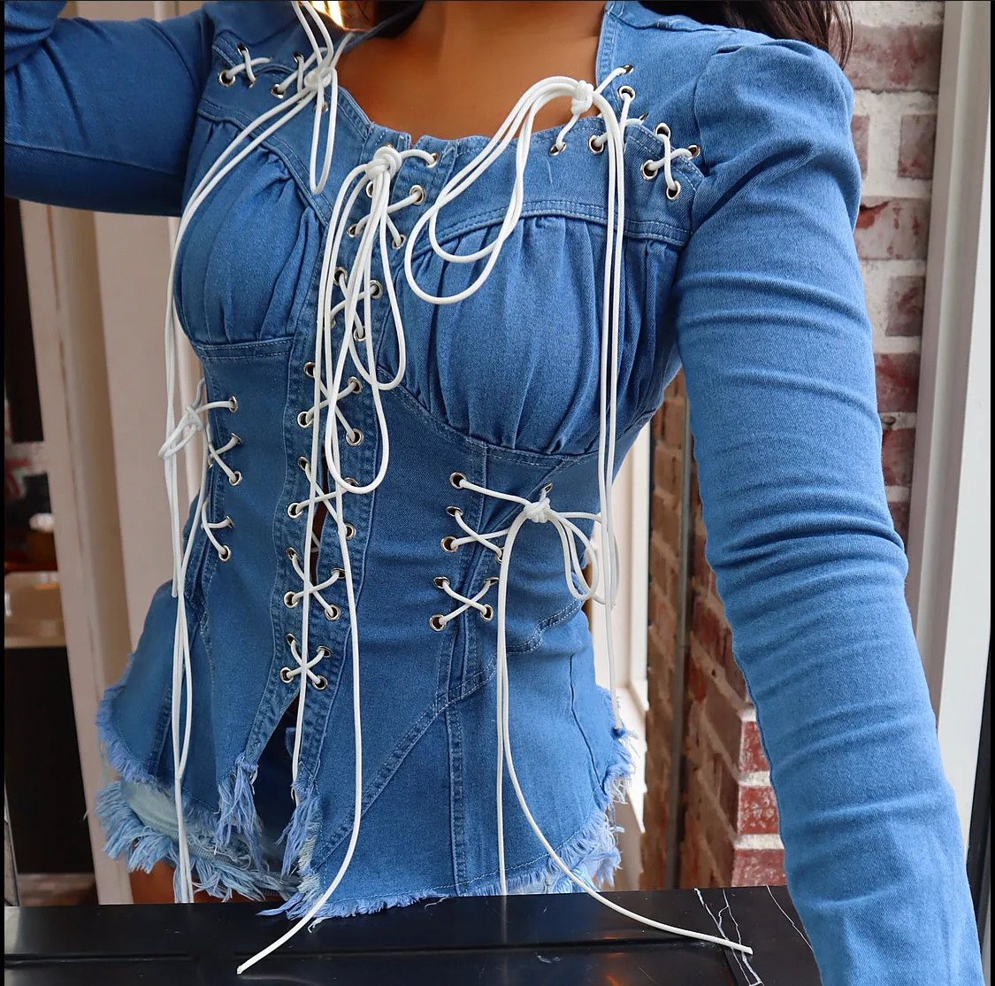 String Me Up Scotty! SMALL-3X DENIM