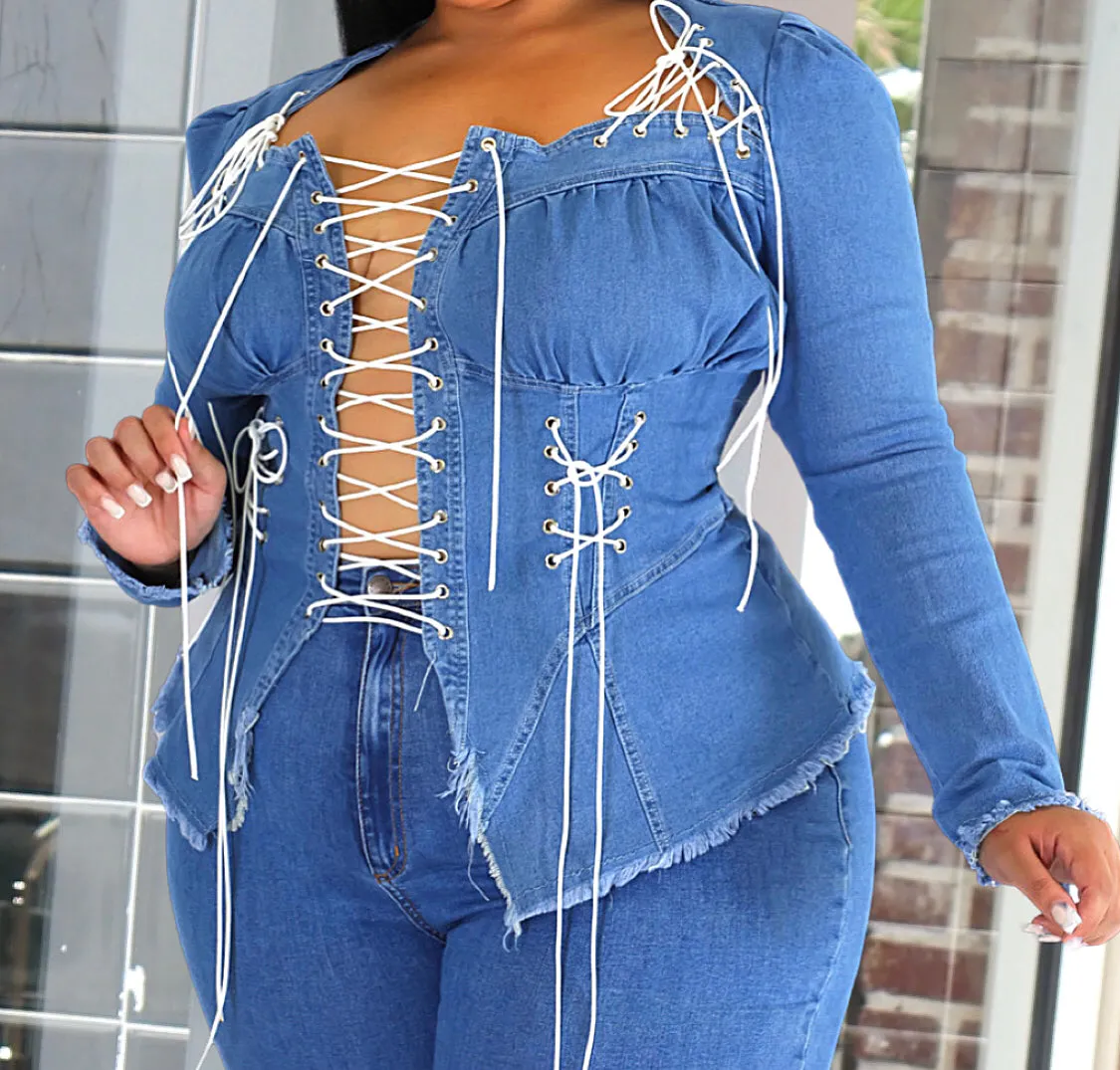 String Me Up Scotty! SMALL-3X DENIM