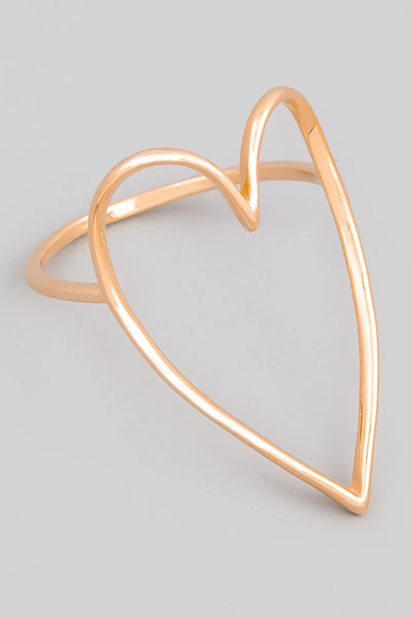 String Of Hearts Statement Ring