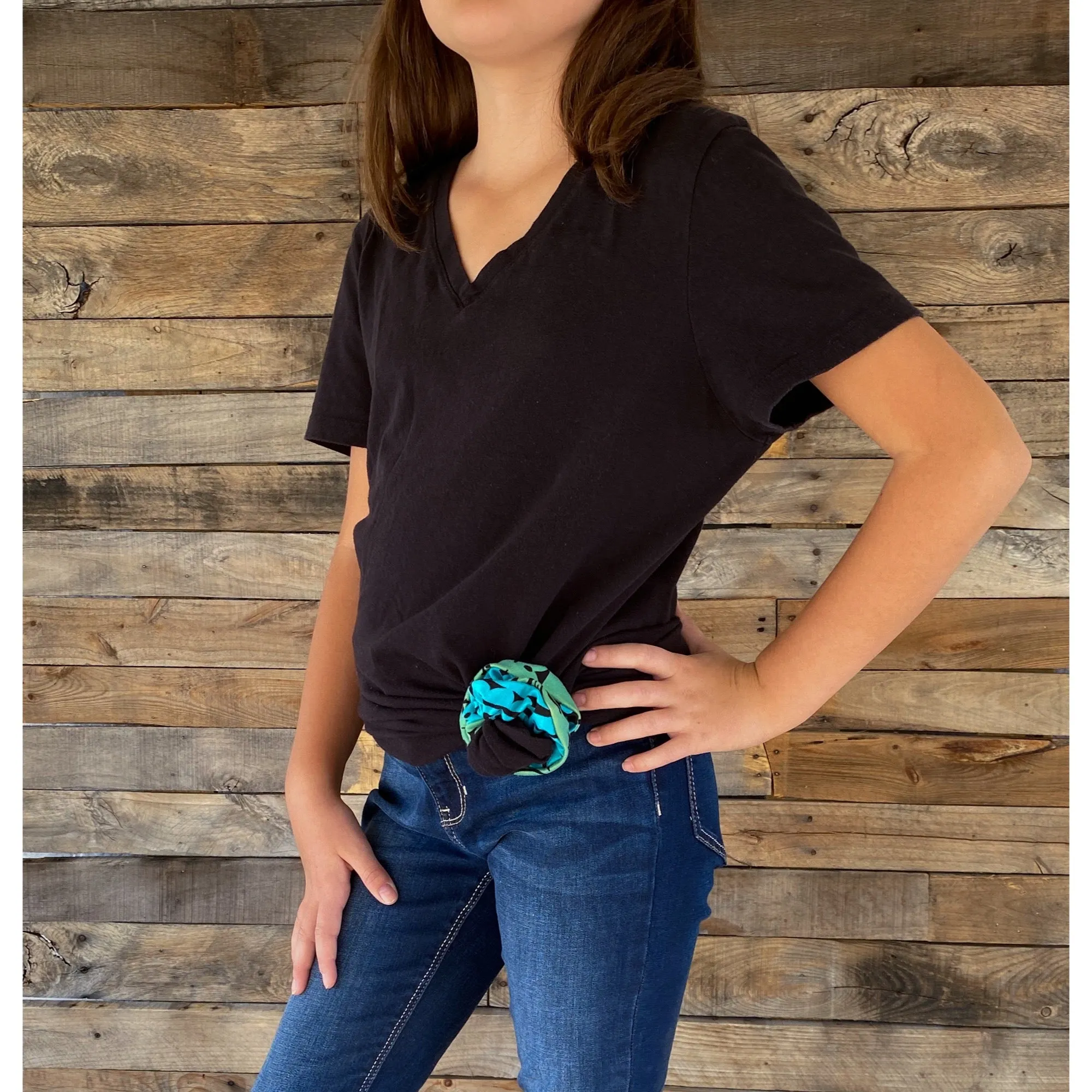 Summer / Fall Ombre Rainbow Scrunchie