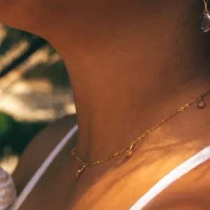 Sunstone Statement Necklace