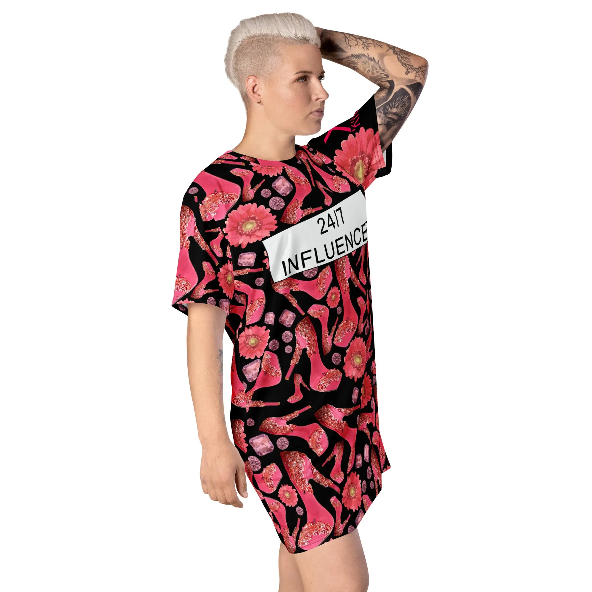 T-shirt dress 'Influencer Glam'