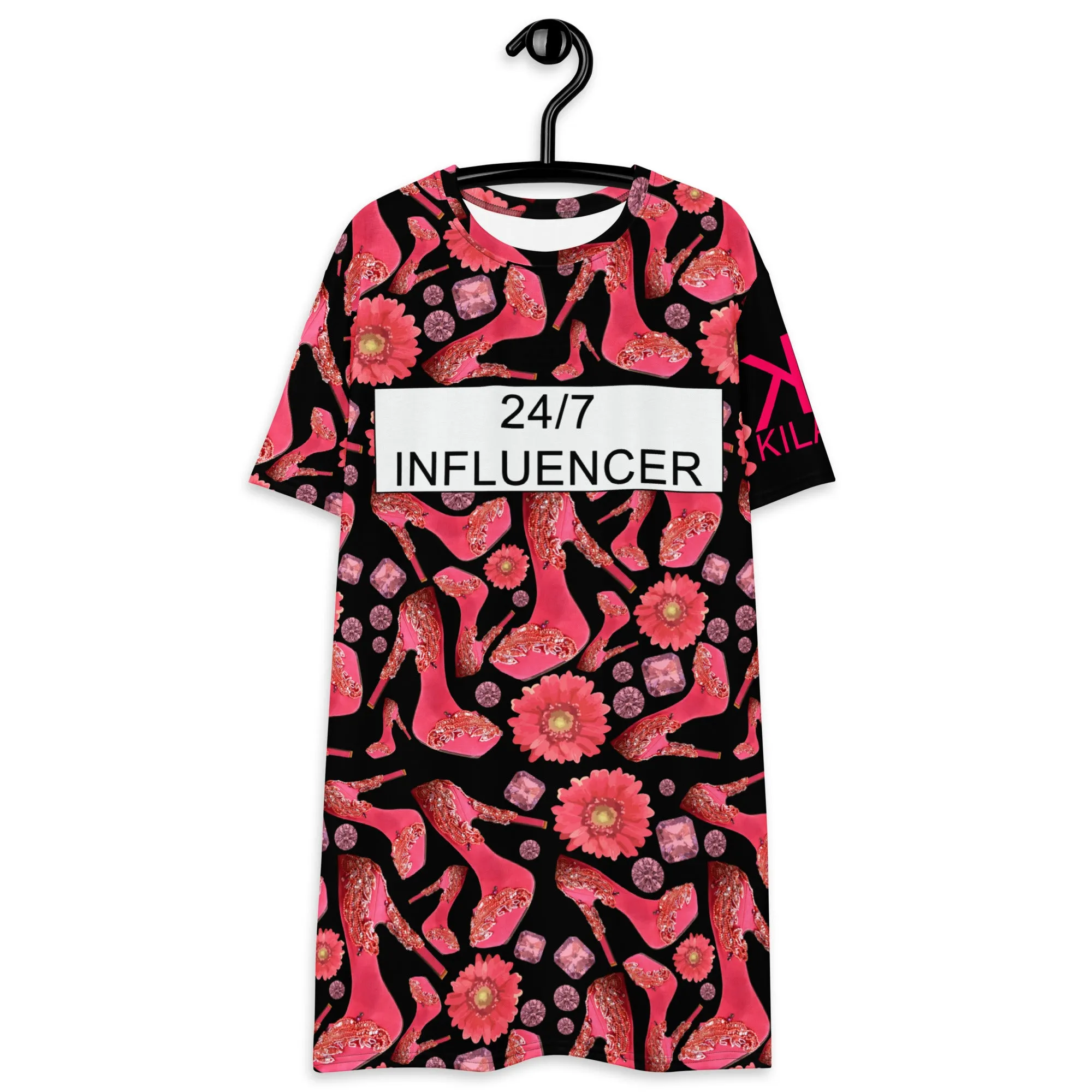 T-shirt dress 'Influencer Glam'
