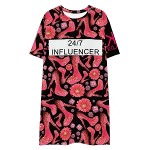 T-shirt dress 'Influencer Glam'