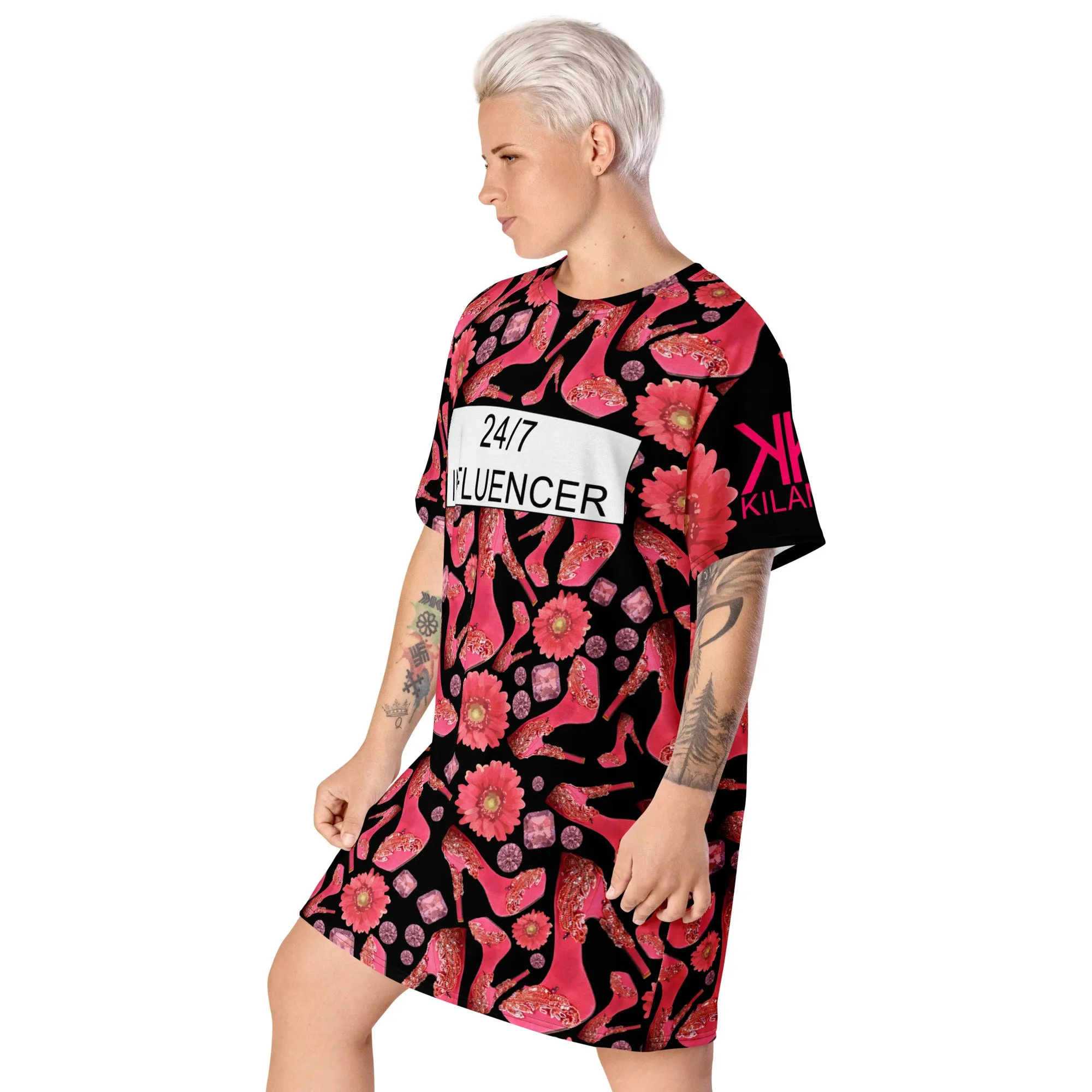 T-shirt dress 'Influencer Glam'