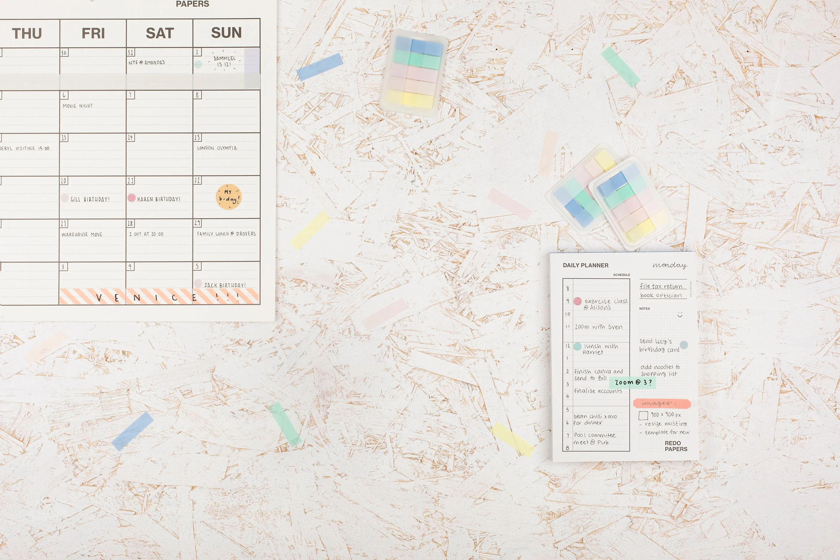 Tab Sticky Notes // PASTELS