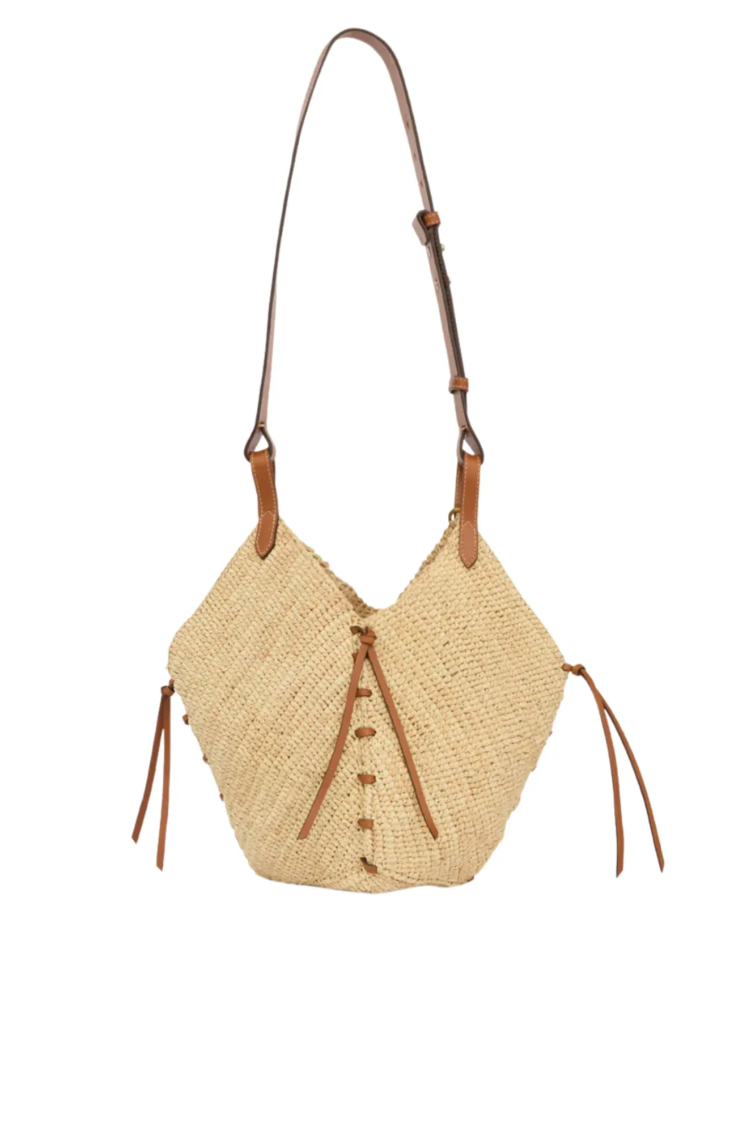 Tampa Mini Raffia Bag | Natural / Cognac