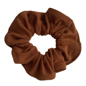 Tawny Brown Matte Scrunchie