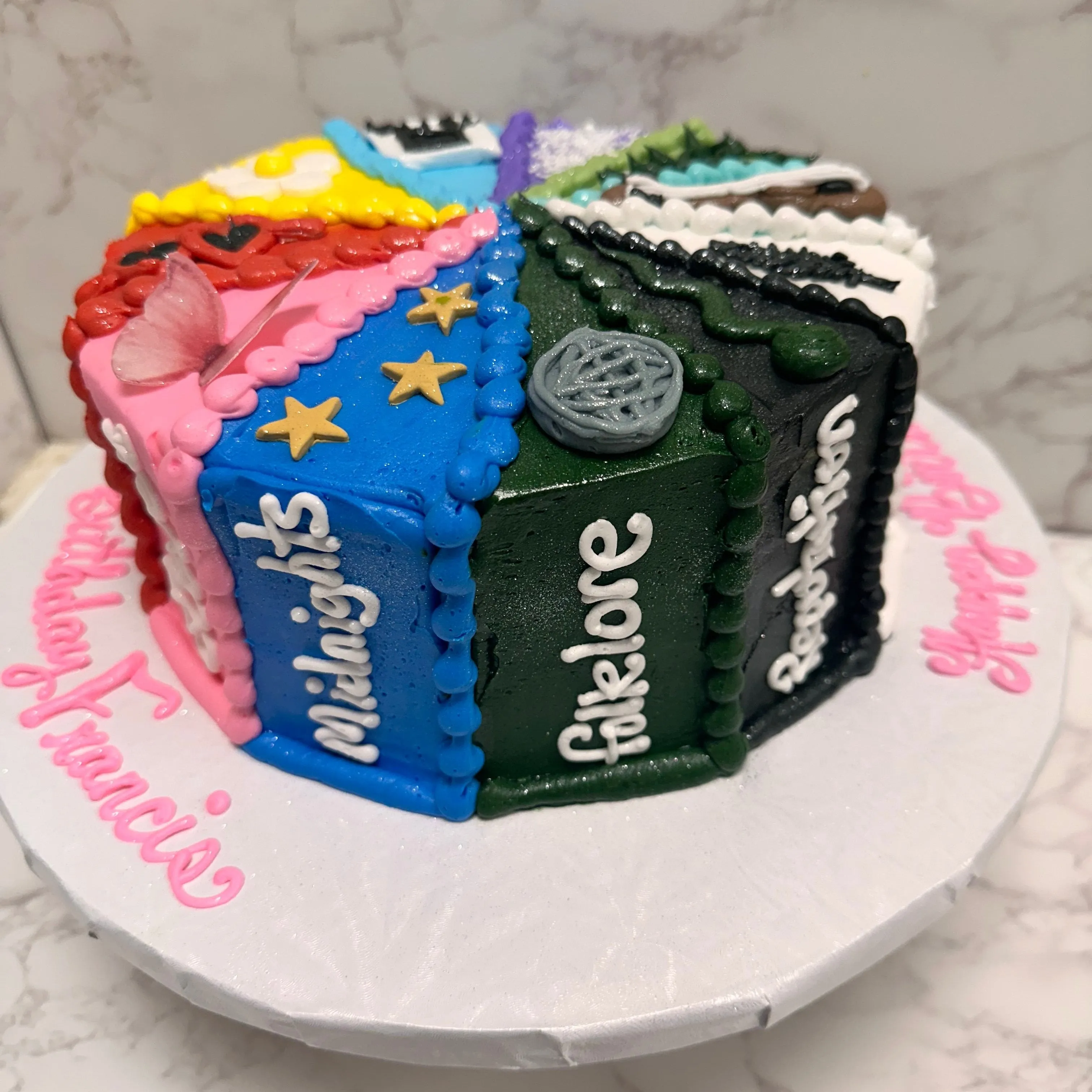 Taylor Swift Albums Cake