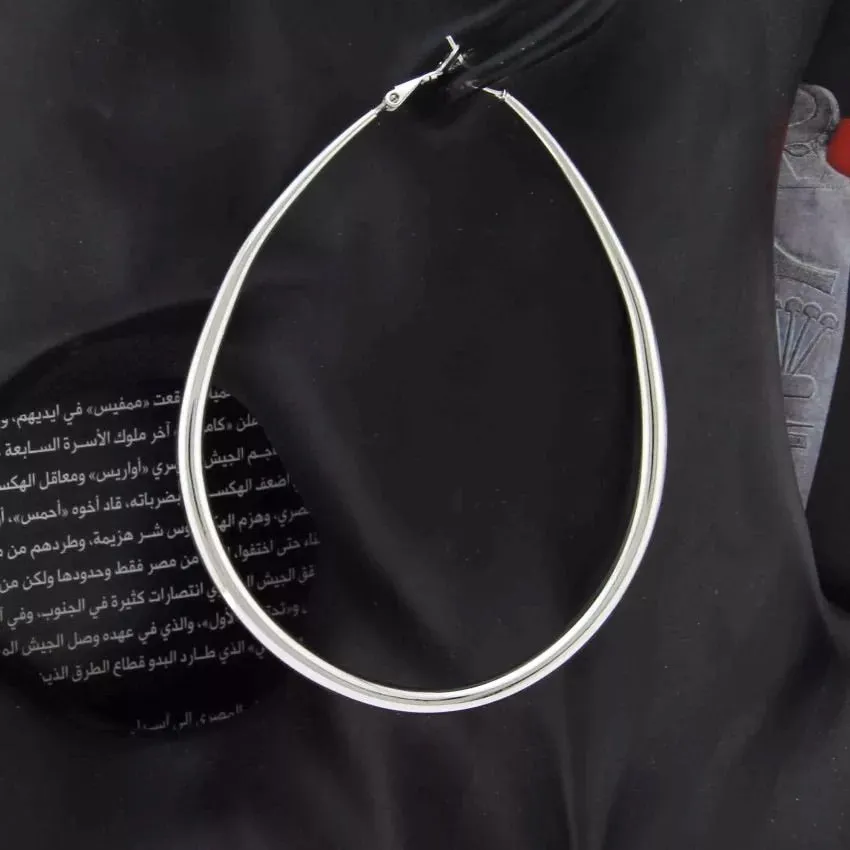 TEARDROP HOOP EARRINGS