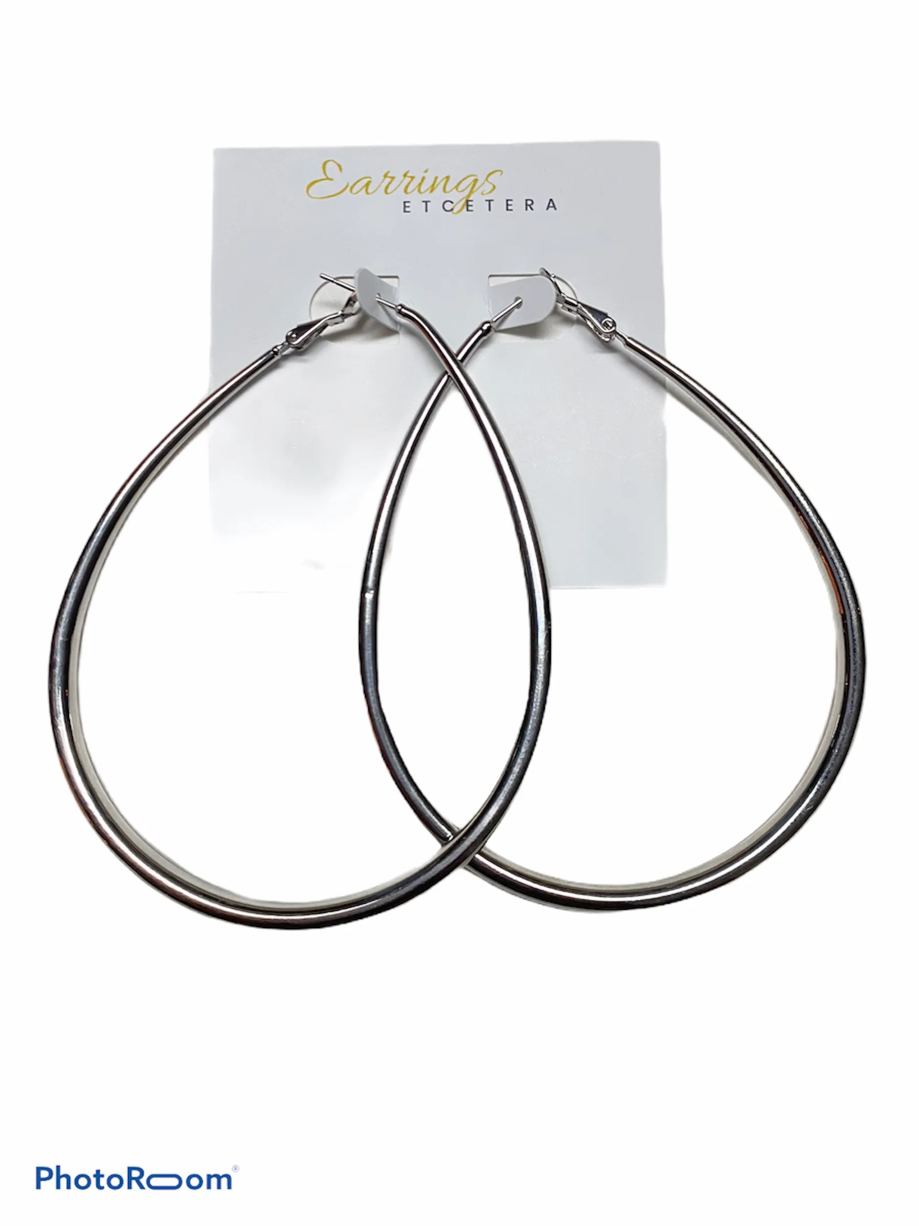 TEARDROP HOOP EARRINGS