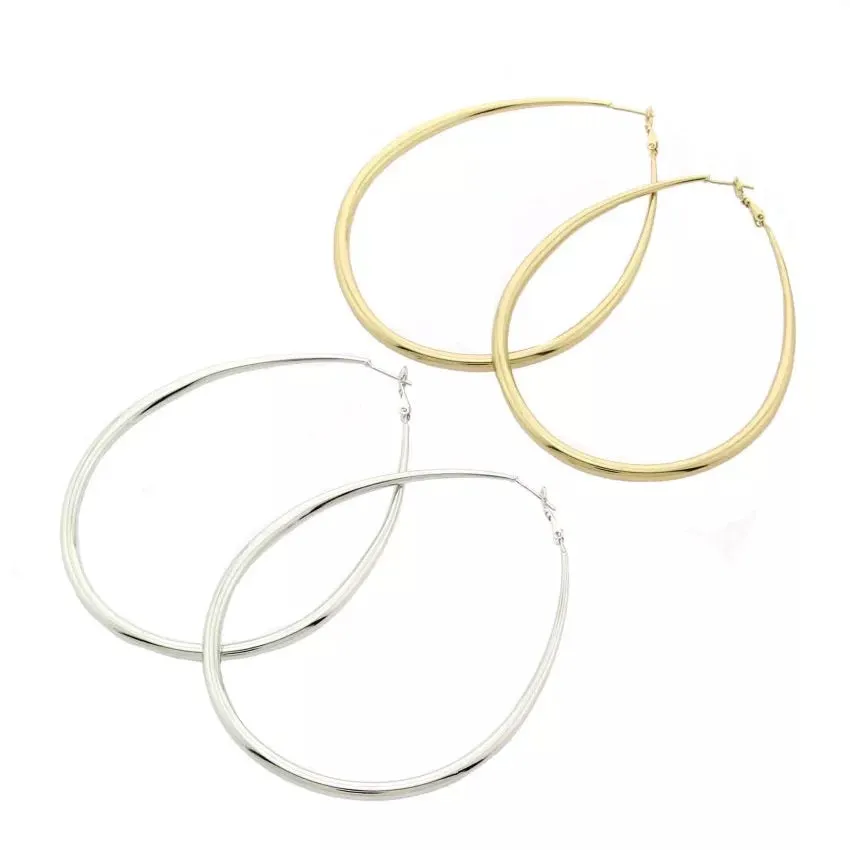 TEARDROP HOOP EARRINGS