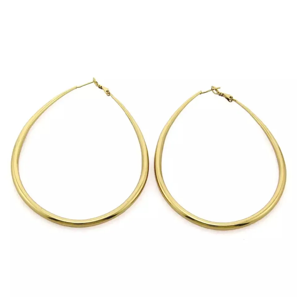 TEARDROP HOOP EARRINGS