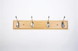 Tema Coat Hook 4 Pin Antique Pine
