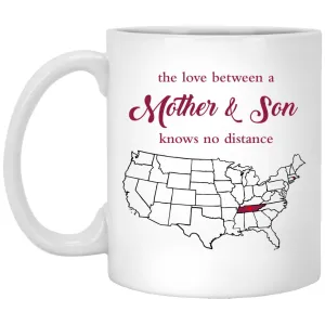 Tennessee Rhode Island The Love Between Mother And Son Mug