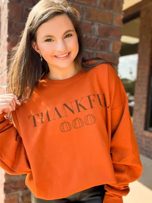 Thankful Graphic Sweatshirt