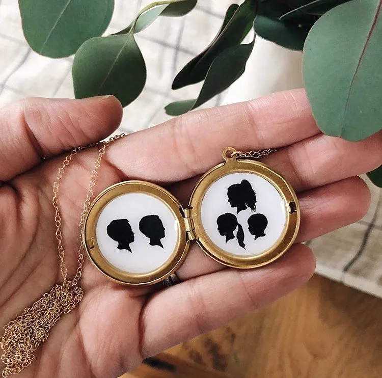 The *BRASS* Statement Silhouette Locket
