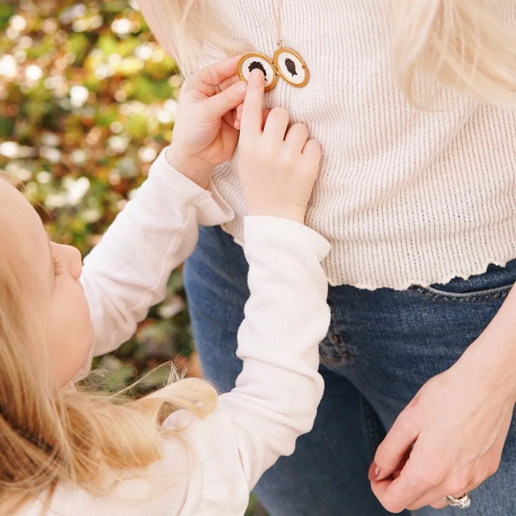 The *BRASS* Statement Silhouette Locket