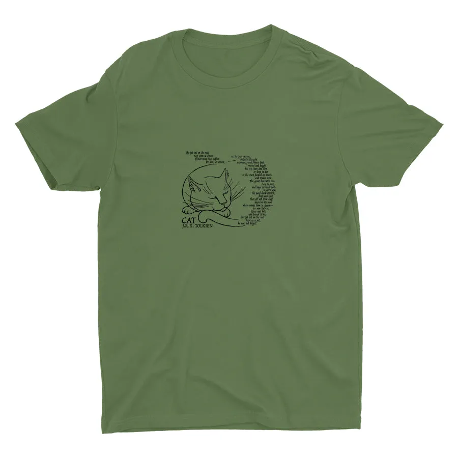 The Cat, by John Ronald Reuel Tolkien Cotton Tee