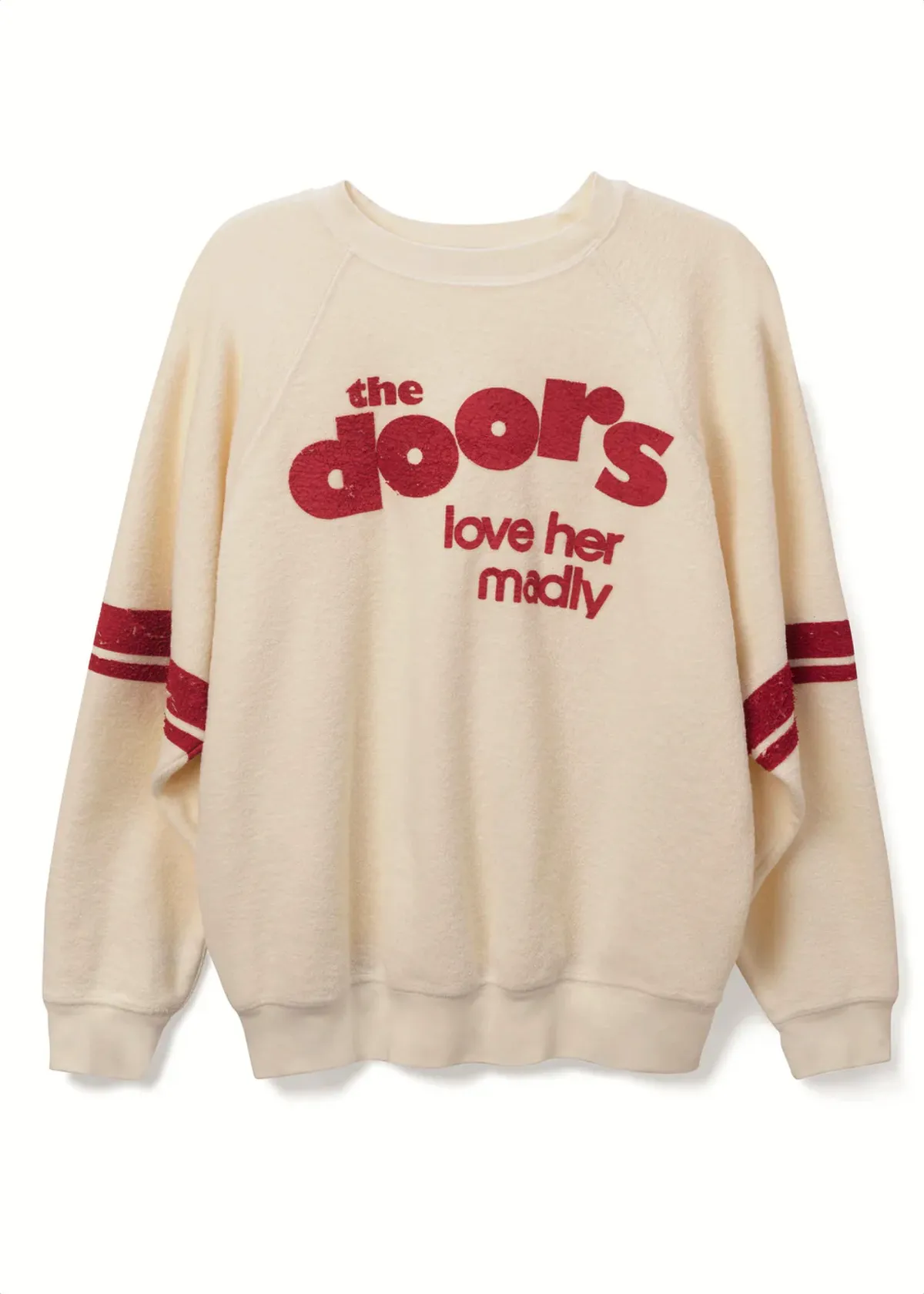 The Doors Love Her Madly Reverse Raglan Sweatshirt