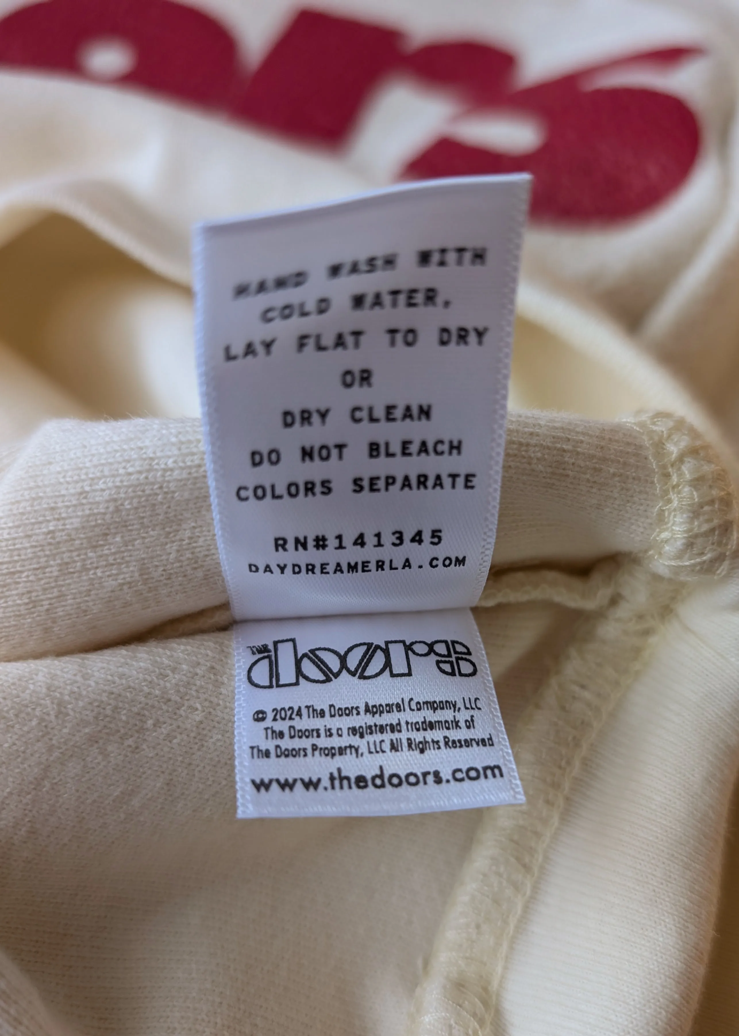 The Doors Love Her Madly Reverse Raglan Sweatshirt