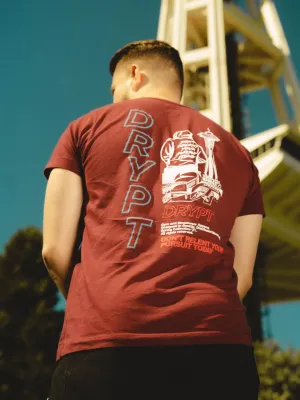 The Statement Tee - Crimson