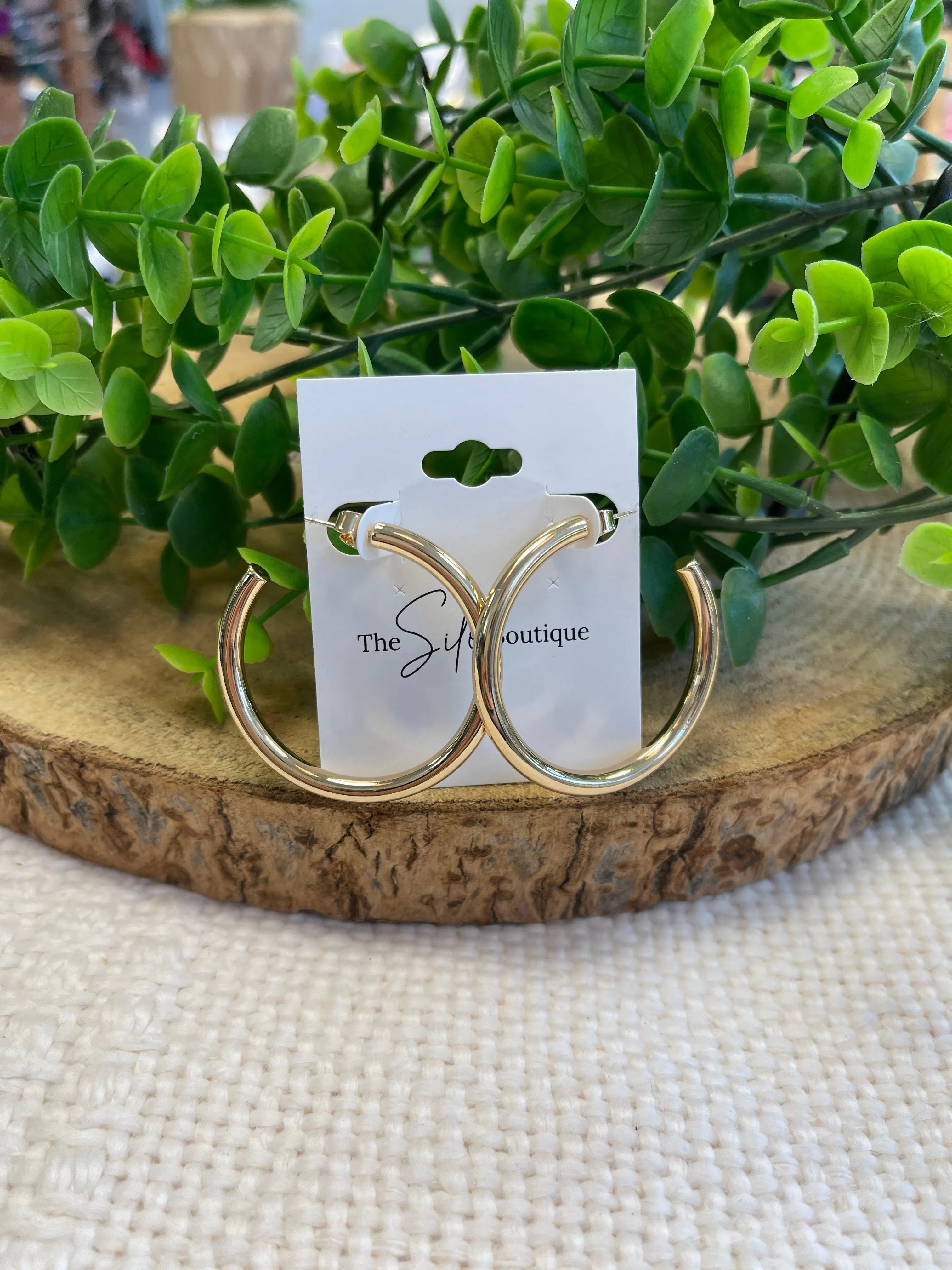 Thick 2.0 Gold Hoop Earrings