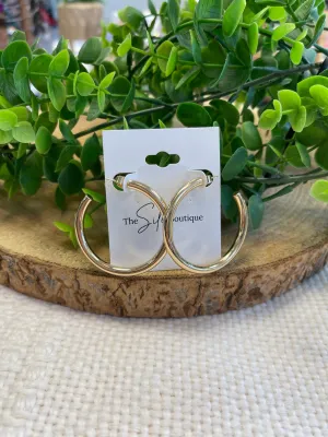 Thick 2.0 Gold Hoop Earrings