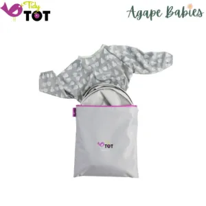 Tidy Tot Bib & Tray Kit - Dove Grey