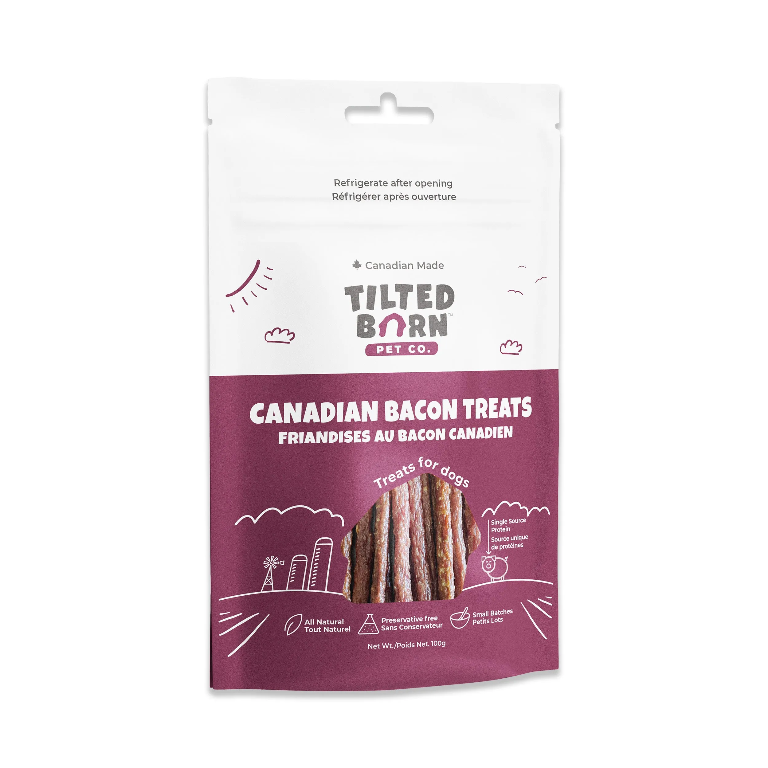 Tilted Barn Canadian Bacon Dog Treats