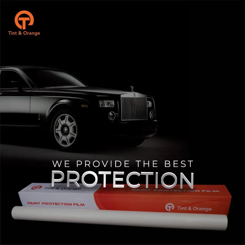 Tint & Orange Paint Protection Film (PPF) TPU Pro Matte, 180μm