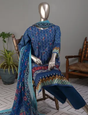 TMY-2B | Un-Stitched Embroidered Lawn Dress