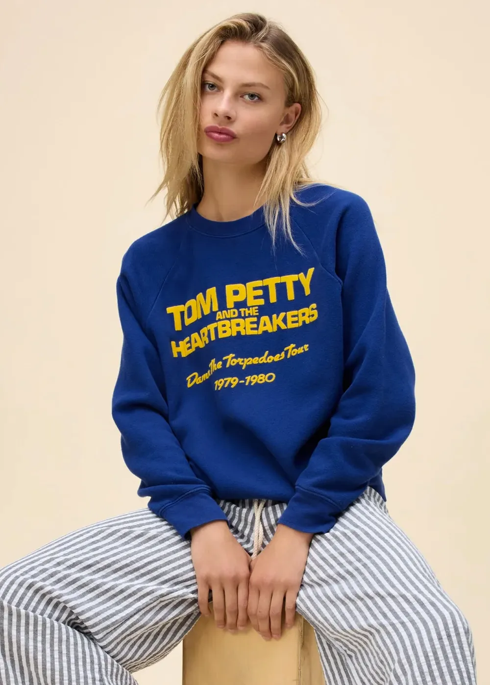 Tom Petty Damn the Torpedoes Tour Raglan Sweatshirt