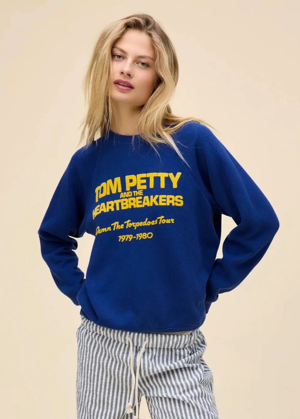 Tom Petty Damn the Torpedoes Tour Raglan Sweatshirt