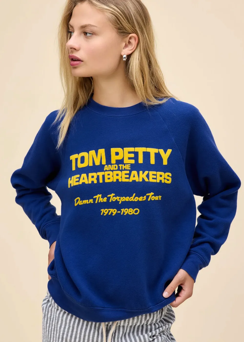 Tom Petty Damn the Torpedoes Tour Raglan Sweatshirt