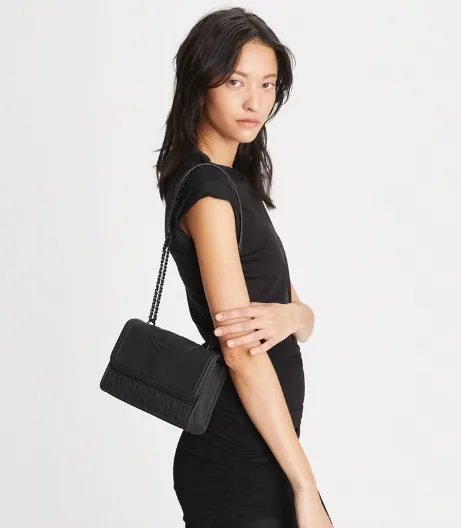 Tory Burch Fleming Matte Small Convertible Shoulder Bag – 82562