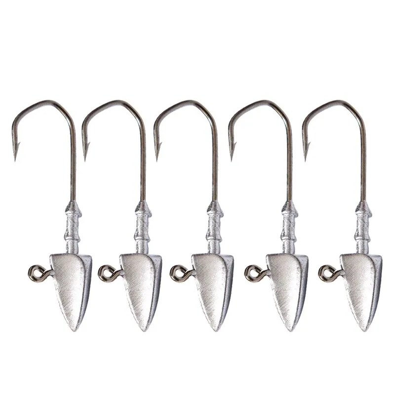 Triangle Head jig Hooks 3.5g 5g 7g 10g 14g 20g fishing hook soft plastic jig Lure Hook Jig Head Fishing Tackle Hooks