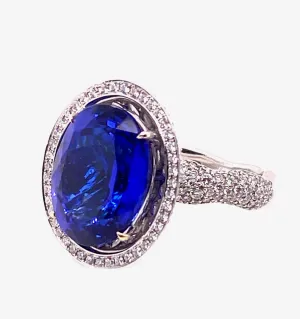 Trinity 18K Tanzanite Statement Ring