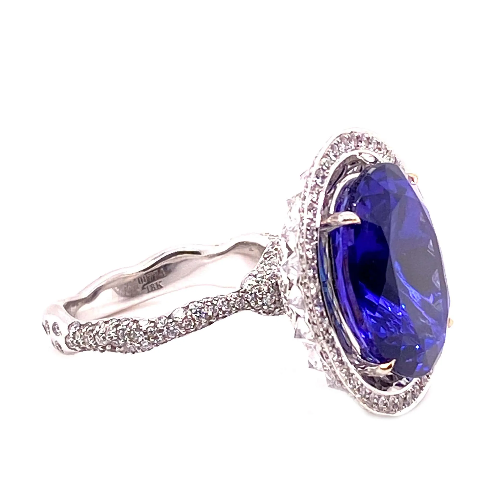 Trinity 18K Tanzanite Statement Ring