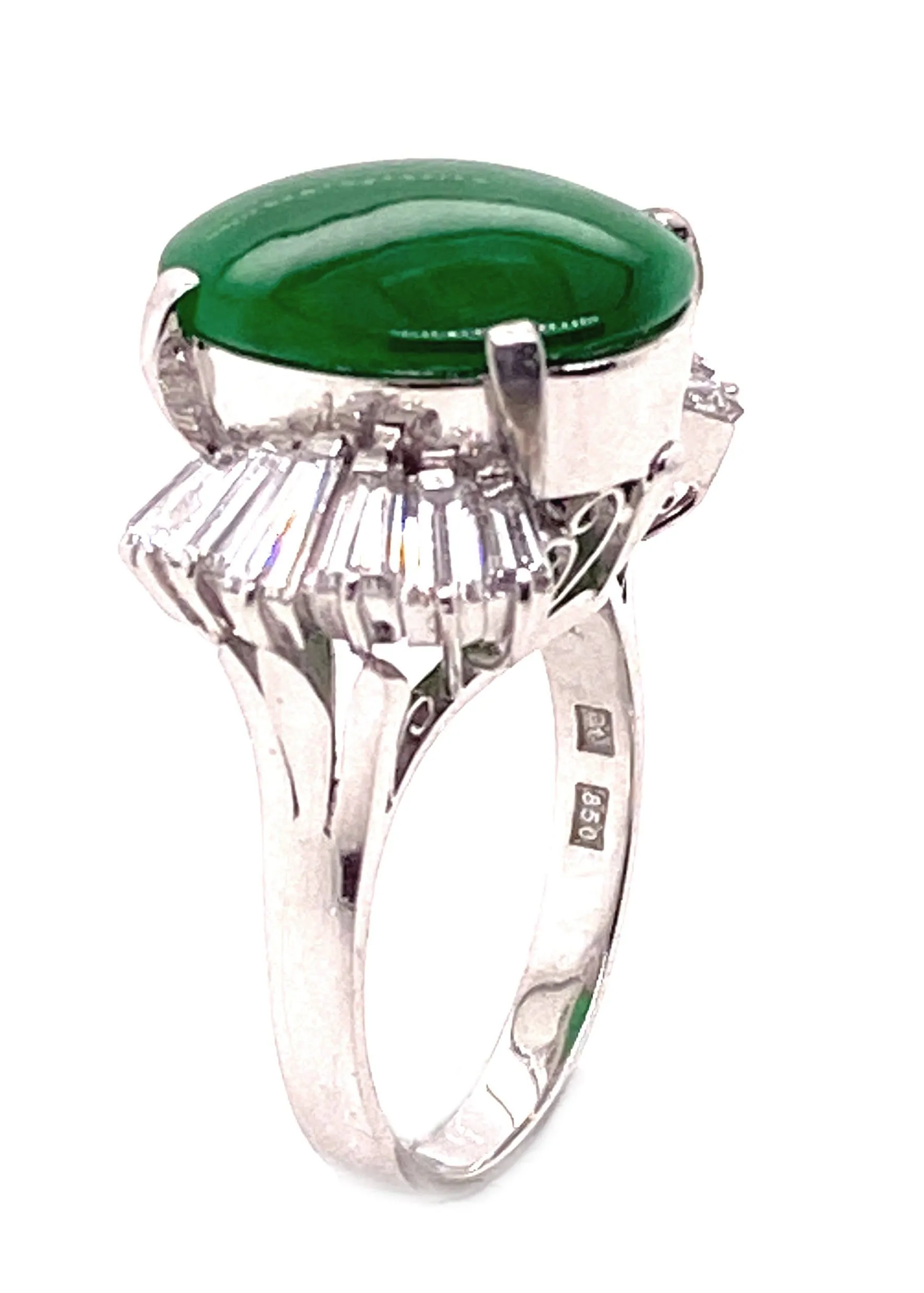 Trinity Jade Statement Ring